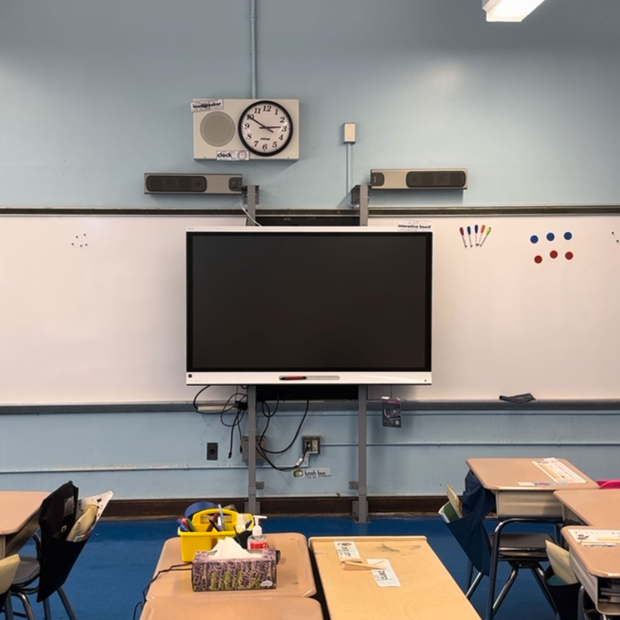 Magnets for store whiteboard in classroom