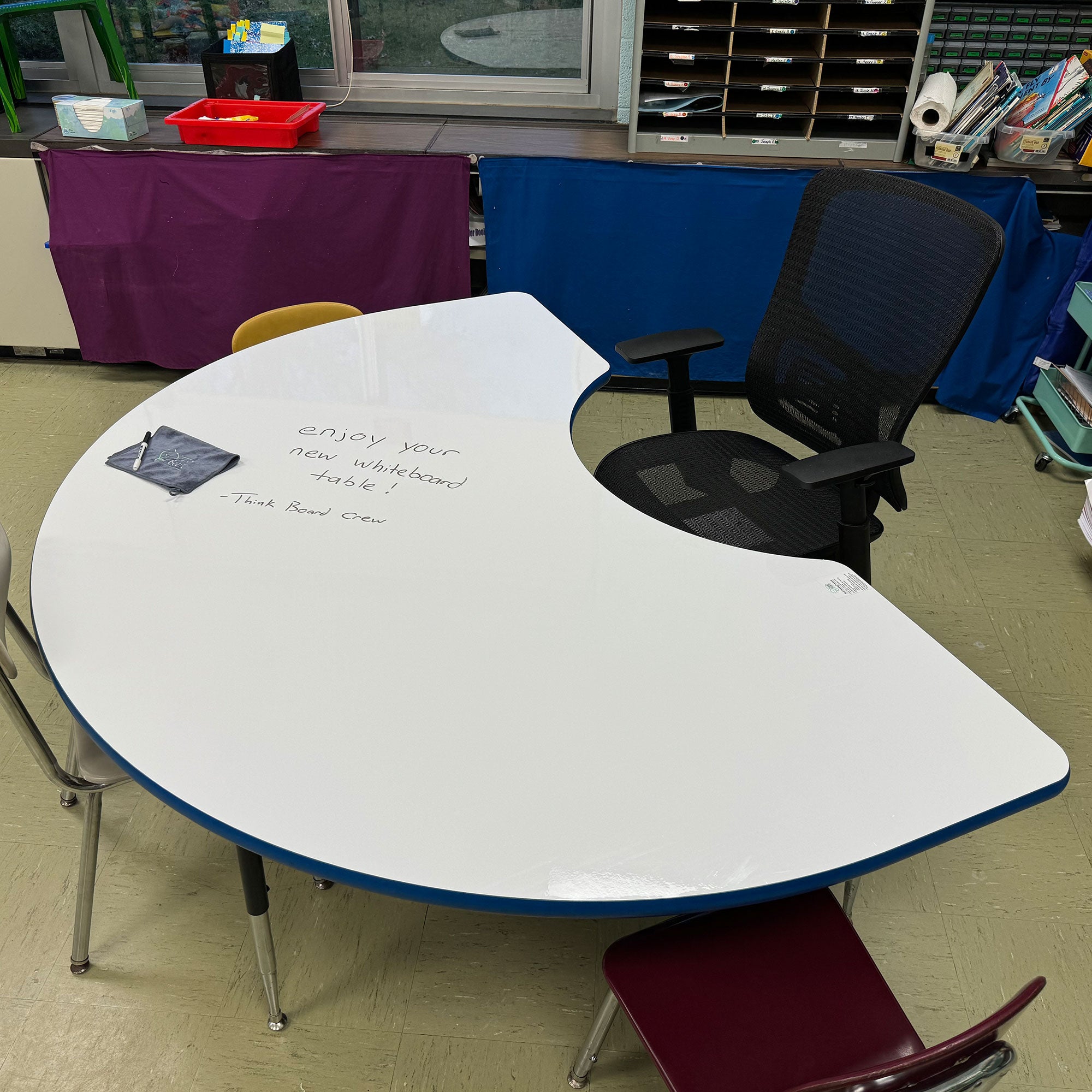 Whiteboard Table Resurfacing Whiteboard Tables for Classrooms